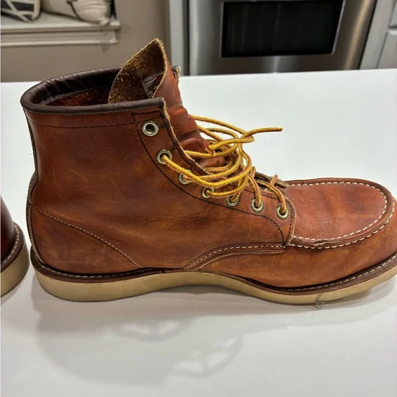 Red Wing Men's Heritage Moc Lug leather boots in Men’s size 12. - Picture 4 of 12